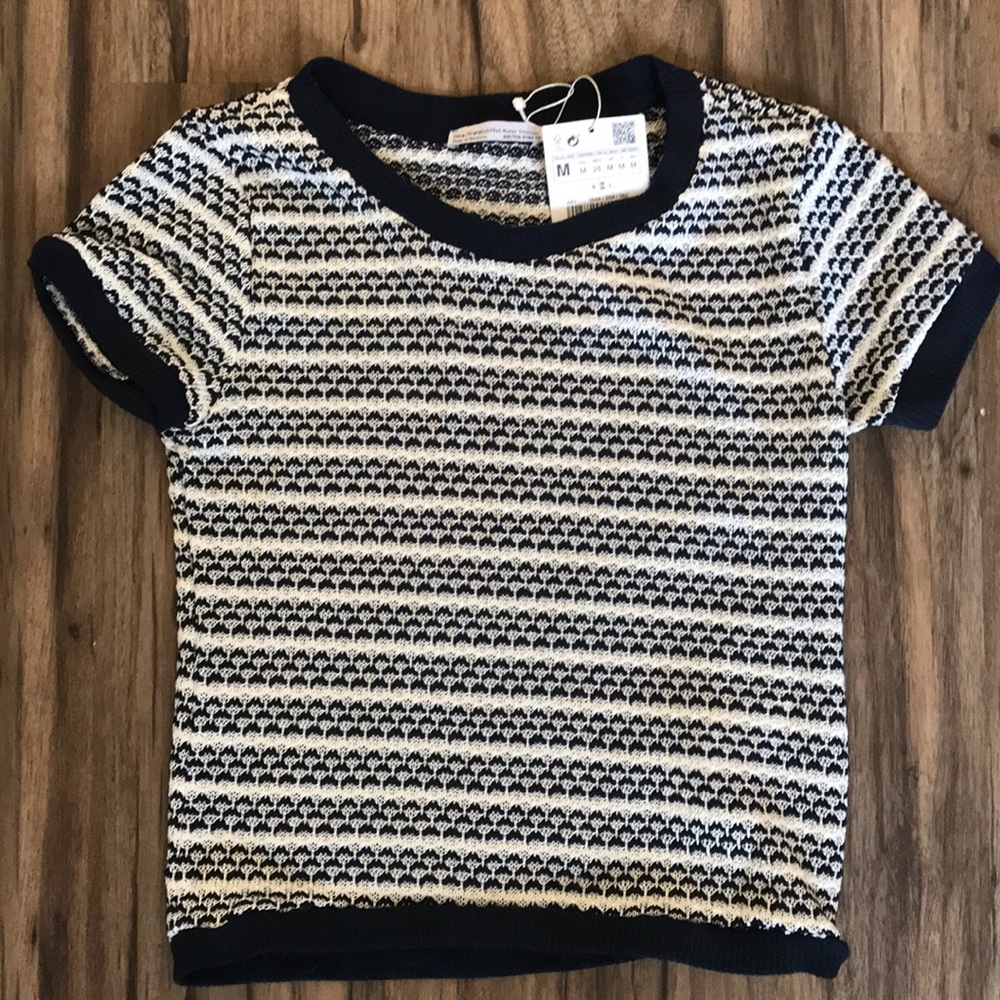 ZARA crop knit top (NEW w/ tags)